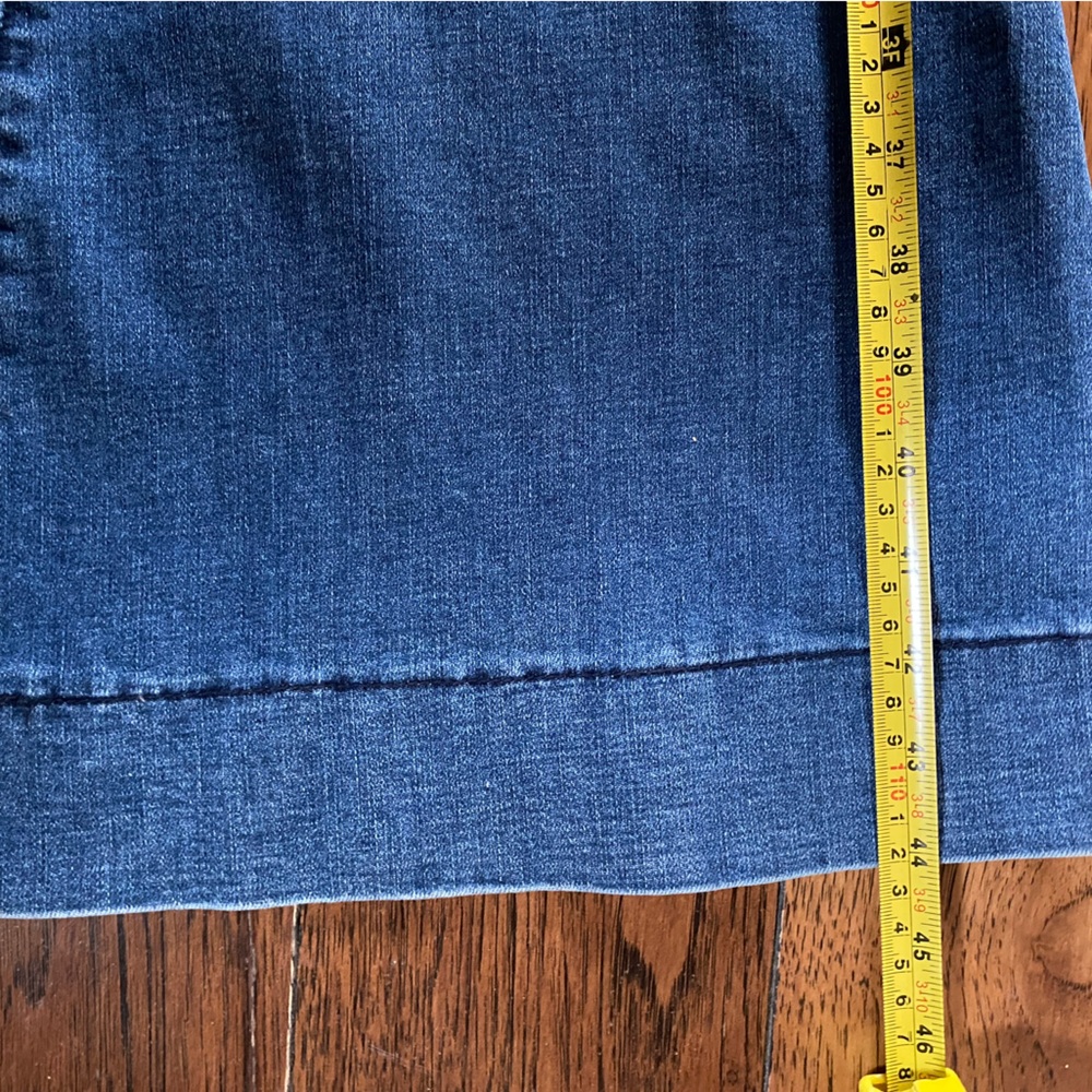 Show Me Your Mumu Farrah Pull On Trousers Jeans Deep End Large - Picture 9 of 10